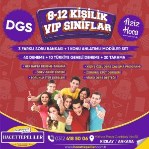 Vip DGS Kursu